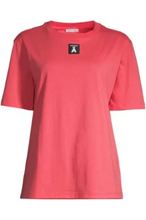 Patrizia Pepe Tops, Dames, Roze, S, Katoen, T-Shirt