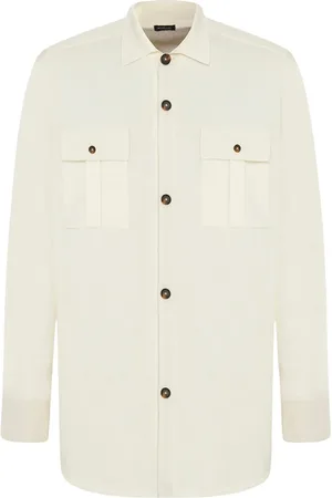 Kiton Overhemden, Heren, , L, Cashmere Shirt Jacket