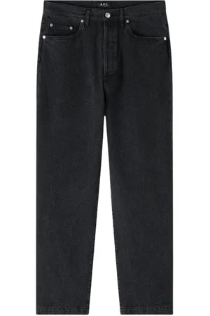 A.P.C. Jeans, Heren, Zwart, W31, Zwarte Jean Achille Broek