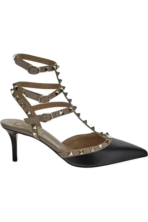 VALENTINO GARAVANI Schoenen, Dames, Zwart, 37 EU, Elegante Vrouw Hoge Hakken Schoenen