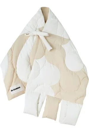 Jil Sander Accessoires, Dames, , ONE Size, Polyester, Sjaal met Gemengd Motief