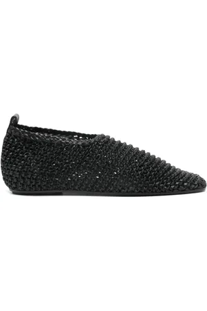 Totême Schoenen, Dames, Zwart, 38 EU, Leren ballerina
