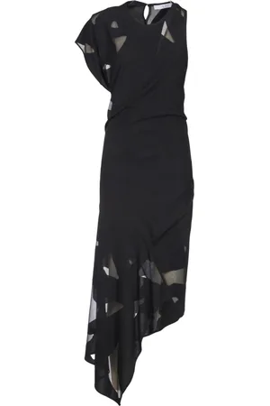 IRO Kleedjes, Dames, Zwart, M, Sheer Maxi Jurk
