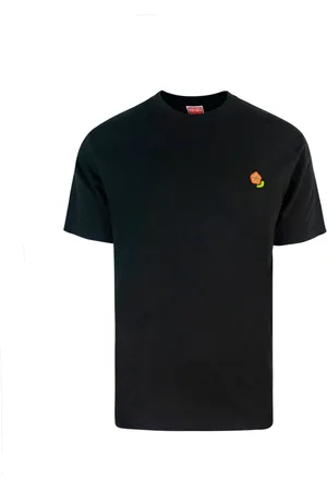 Kenzo Tops, Heren, Zwart, L, Katoen, T-shirt