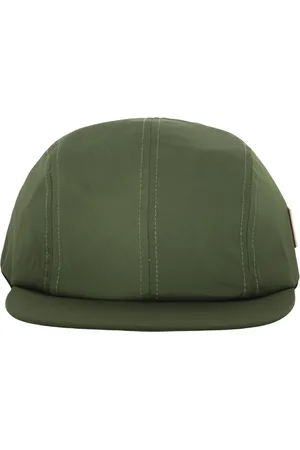 Kenzo Accessoires, Heren, Groen, ONE Size, Katoen, Logo Baseball Cap met leren label