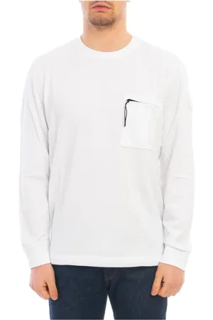 Woolrich Sweatshirts & Hoodies, Heren, Wit, M, Katoen, Felpa Sweatshirt