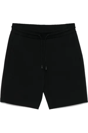 Paul Smith Korte broeken, Heren, Zwart, XL, Zwarte Streep Detail Shorts