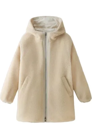 Woolrich Jassen, Dames, , M, Omkeerbare Teddy Parka