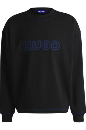 HUGO BOSS Sweatshirts & Hoodies, Heren, Zwart, XL, Katoen, Logo Sweatshirt