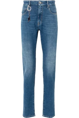 Paul & Shark Jeans, Heren, Blauw, M, Denim, Casual Skinny Denim Jeans