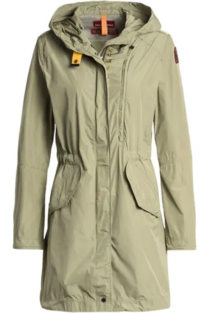 Parajumpers Mantels, Dames, Groen, 2Xl, Polyester, Gewatteerde parka van polyester poplin