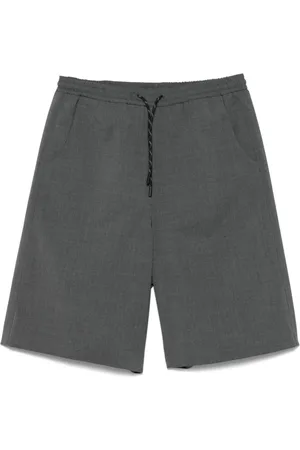 Nine In The Morning Korte broeken, Heren, Grijs, S, Wol, Grijze Stijlvolle Shorts met Zakken