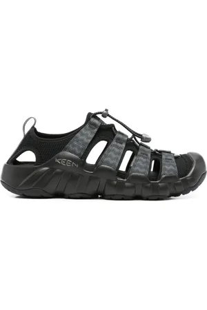 Keen Schoenen, Heren, Zwart, 41 EU, Zwarte Sandalen met Rubberen Zool