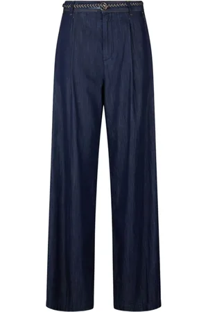 Liu Jo Broeken, Dames, Blauw, W28, Katoen, Blauwe Stijlvolle Dames Jeans