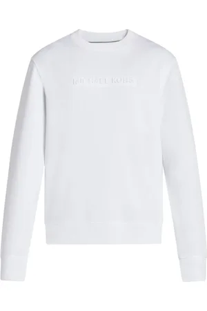 Michael Kors Sweatshirts & Hoodies, Heren, Wit, M, Witte Trui voor Vrouwen