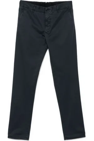 Incotex Broeken, Heren, Blauw, W34, Katoen, Blauwe Chino`s voor Stijlvol Comfort