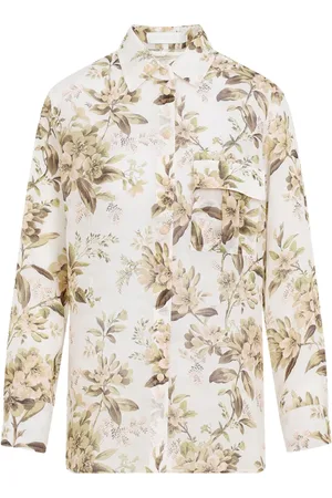 ZIMMERMANN Blouses & Shirts, Dames, Veelkleurig, S, Bloemen Shirt