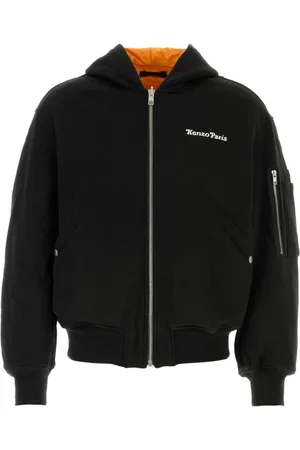 Kenzo Sweatshirts & Hoodies, Heren, Zwart, M, Katoen, Reversible Bomber Jacket