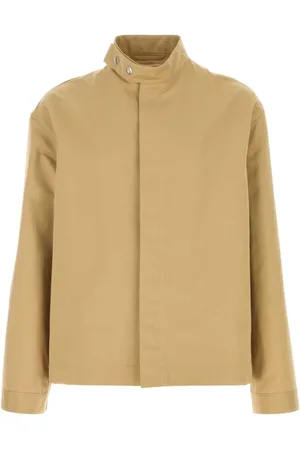 Jil Sander Jassen, Heren, , M, Katoen, Stijlvolle jas van katoenmix