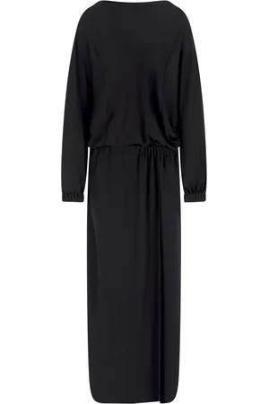 Giorgio Armani Kleedjes, Dames, Zwart, L, Zwart Bos Jurk