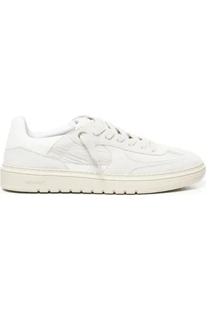 Represent Schoenen, Heren, Wit, 41 EU, Nylon, Antiek Witte Sneakers met Zigzag Detail