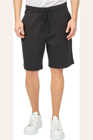 HUGO BOSS Korte broeken, Heren, Zwart, M, Bermuda Shorts met trekkoord in de taille