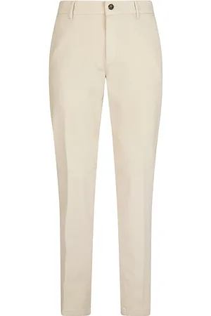 ELEVENTY Broeken, Heren, , W38, Katoen, Comfort Chino Katoen Nylon Elastaan
