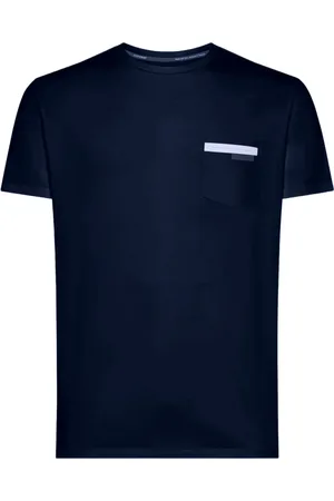 RRD Tops, Heren, Blauw, XL, Blauw T-shirt met Surflex® Zak