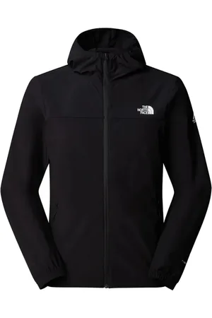 The North Face Jassen, Heren, Zwart, XL, Polyester, Winddichte Hoodie met Flash Dry-XD Technologie