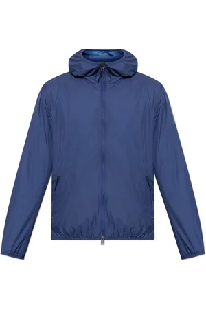 Woolrich Jassen, Heren, Blauw, XL, Capuchonjas