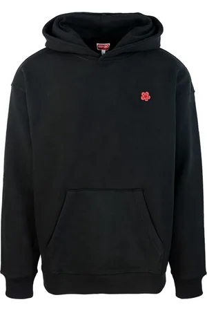 Kenzo Sweatshirts & Hoodies, Heren, Zwart, M, Katoen, Boke Flower Hoodie