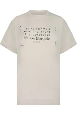 Maison Margiela Tops, Dames, Wit, S, Witte T-shirts en Polos