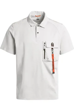 Parajumpers Tops, Heren, Grijs, S, Nylon, Rescue Polo Shirt
