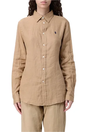 Ralph Lauren Blouses & Shirts, Dames, , L, Katoen, Klassiek Katoenen Overhemd