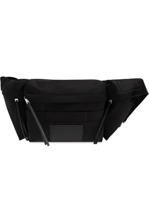 Jil Sander Tassen, Heren, Zwart, ONE Size, Leer, Heuptas Outdoor