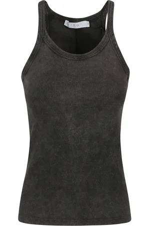IRO Tops, Dames, Zwart, M, Katoen, Stijlvolle Tanktop