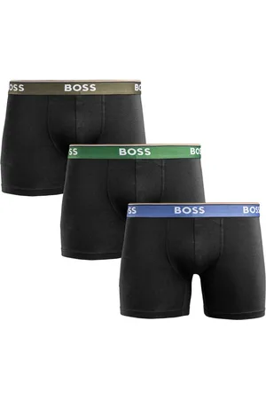 HUGO BOSS Ondergoed, Heren, Zwart, M, Katoen, Boxershorts 3-Pack
