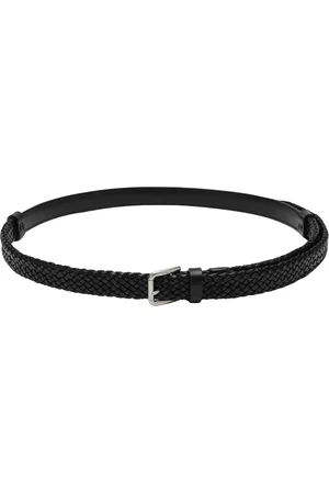 Dolce & Gabbana Accessoires, Heren, Zwart, 100 CM, Stijlvolle leren riem voor mannen