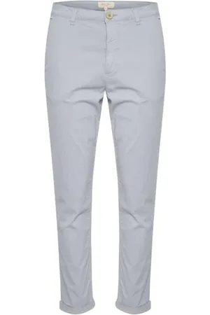 Part Two Broeken, Dames, Grijs, XS, Katoen, Kirtapw Bukser Slim Fit Broek