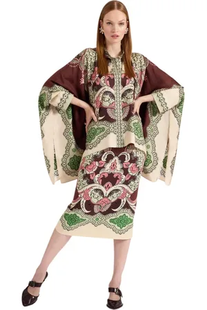 La DoubleJ Rokken, Dames, Veelkleurig, S, Velvet Kokerrok