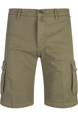 Kiton Korte broeken, Heren, Groen, W36, Katoen, Casual Shorts