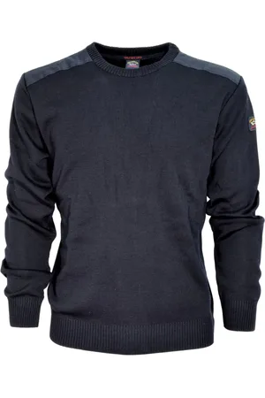 Paul & Shark Truien, Heren, Blauw, XS, Wol, Wollen trui met ronde hals