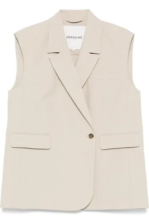 Herskind Jassen, Dames, , M, Dubbel-Borst Waistcoat met Zakken