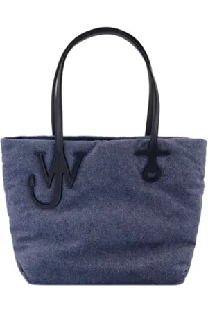 J.W.Anderson Tassen, Dames, Blauw, ONE Size, Plastic Draagtas