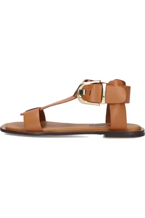 Bibi Lou Schoenen, Dames, Bruin, 38 EU, Elegante Bruine Sandalen met Vierkante Neus