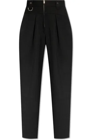 IRO Broeken, Dames, Zwart, L, Katoen, Maltine High-Rise Broek