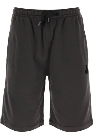 Isabel Marant Korte broeken, Heren, Zwart, XL, Katoen, Mahelo Sweatshorts