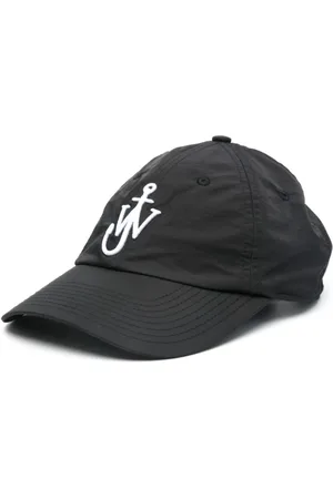 J.W.Anderson Accessoires, Heren, Zwart, ONE Size, Anchor Baseball Cap