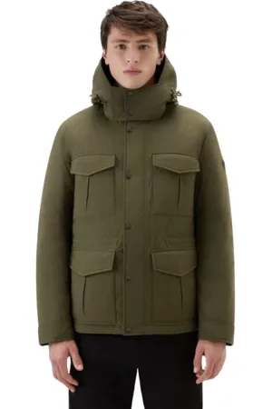 Woolrich Jassen, Heren, Groen, M, Wol, Aleutian Field Jacket
