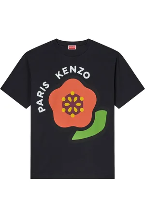 Kenzo Tops, Heren, Zwart, L, Katoen, Pop T-shirt